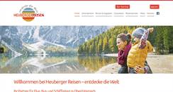 Desktop Screenshot of heuberger-reisen.at